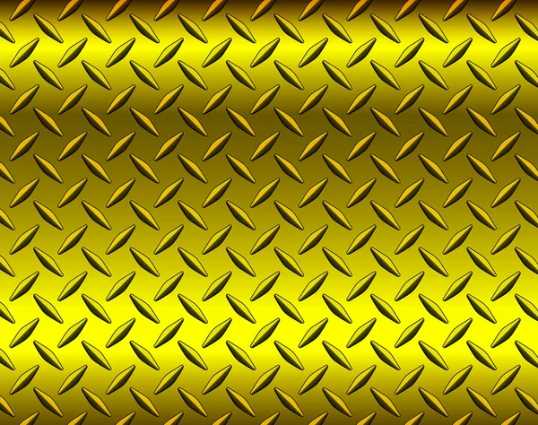 Золотий Металевий Фон Візерунком Текстури Алмазної Пластини Векторні Ілюстрації — стоковий вектор