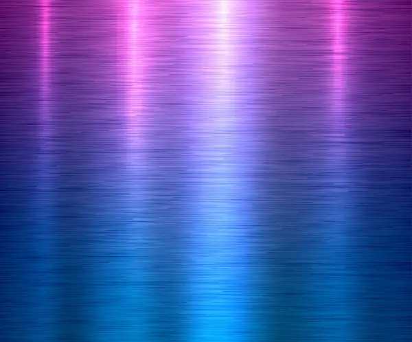 Fondo Textura Azul Púrpura Metal Patrón Placa Textura Metálica Cepillada — Vector de stock