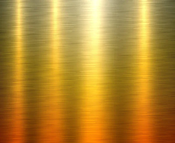 Metal Gold Steel Background Brushed Metallic Texture Plate Pattern Vector — Stock Vector
