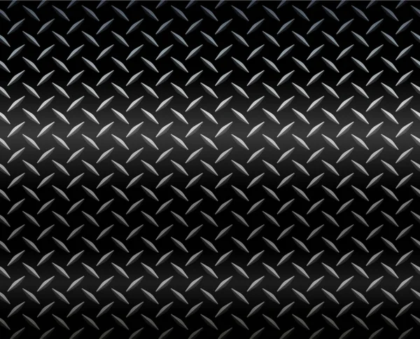 Dark Stainless Steel Texture Metallic Diamond Pattern Metal Sheet Texture — Stock Vector