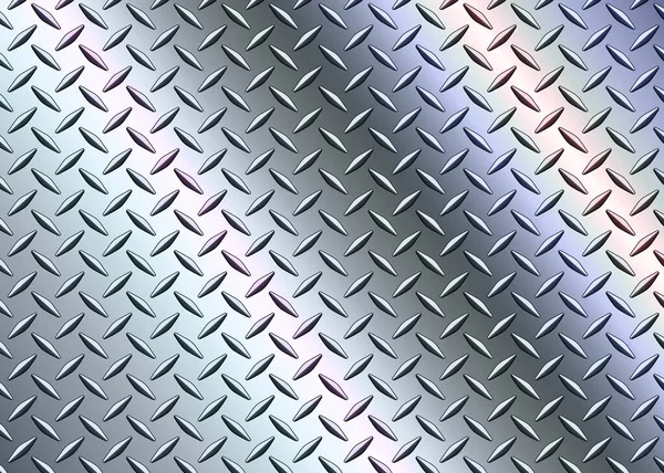 Texture Acier Inoxydable Iridescence Métallique Motif Losange Feuille Métallique Texture — Image vectorielle