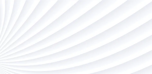 Абстрактный Белый Фон Трехмерным Рисунком Симметричная Архитектура Минимальная Полосатая Векторная — стоковый вектор