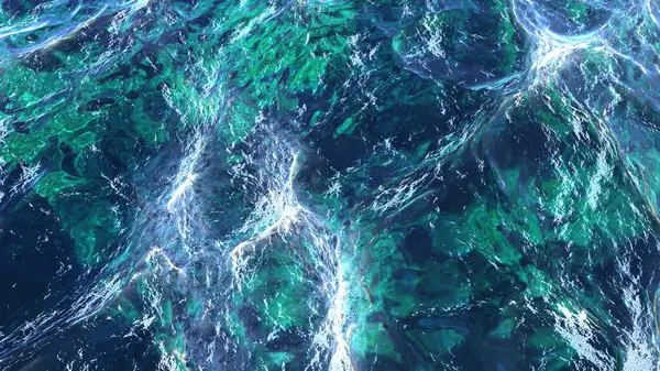 Dalgaları Deseni Pürüzlü Deniz Dalgaları Çizim — Stok fotoğraf