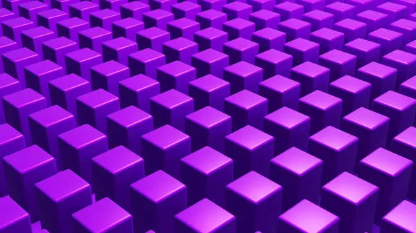 Фіолетовий Кубоїдний Геометричний Фон Шпалери Мінімальними Перспективами Ілюстрація Рендеринга — стокове фото