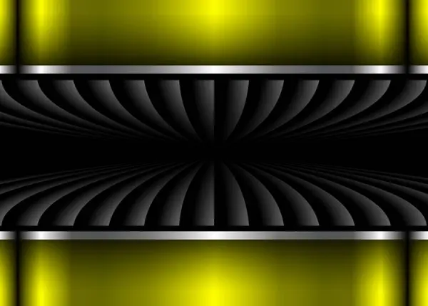 Zlaté Černé Pruhované Vzor Pozadí Linie Design Abstraktní Symetrické Minimální — Stockový vektor