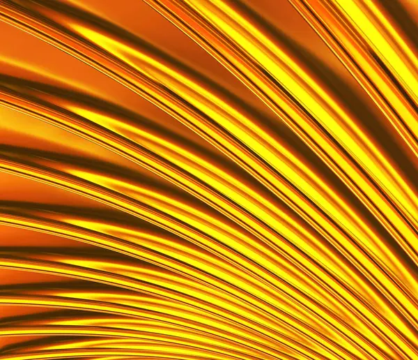 Abstract Background Gold Metal Wavy Stripes Pattern Interesting Striped Wallpaper — Stock Photo, Image
