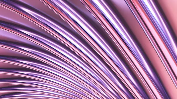 Абстрактный Фон Трехмерный Узор Фиолетовых Металлических Восковых Полос Интересные Полосатые — стоковое фото