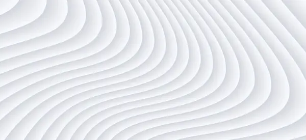 白い縞模様の背景 3Dライン設計 ビジネスプレゼンテーション3Dベクターのイラストのための抽象的な最小の白い灰色の背景 — ストックベクタ