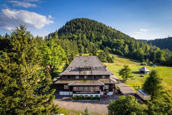 Andrzejowka Berghütte Und Waligora Sommer Drei Täler Pass Gebirge Suchen — Stockfoto