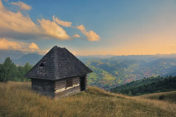Село Магура Брашовський Повіт Трансільванія Румунія Ліцензійні Стокові Фото
