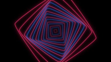 Abstarct kırmızı mavi çizgiler geometri arka plan ışıkları 4K
