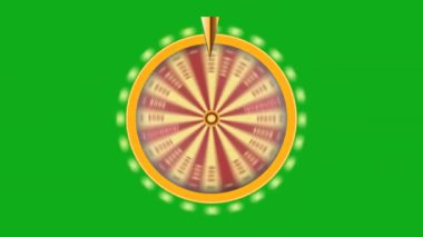 Krom anahtar arka plan 4k video üzerinde altın Çarkıfelek dönüş