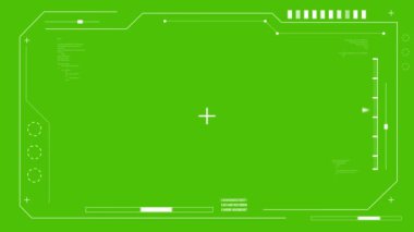 Video şablonu fütüristik siber ve teknoloji konsept ekranı 4K ile örtüşüyor