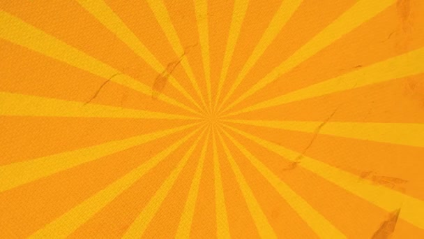 Pop Grunge Retro Żółte Belki Projekt Graficzny Ruch Tło Animacja — Wideo stockowe