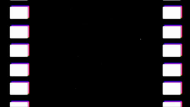 ヴィンテージ ループ フィルム ストリップの背景 — ストック動画