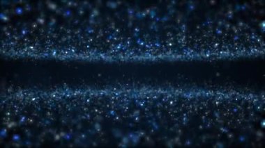 Soyut parlayan parçacık dalgası ve soyut arkaplan animasyonu 4K