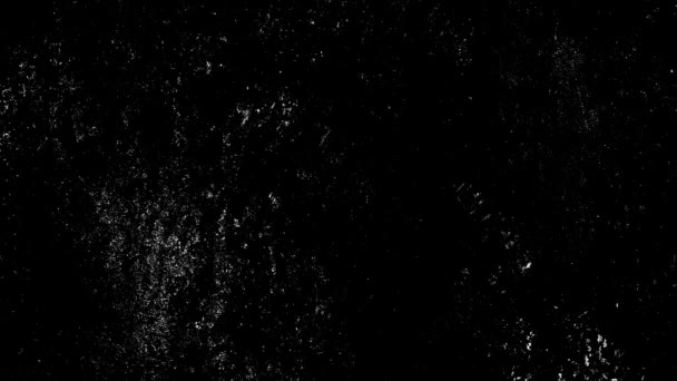 Black White Screen Mode Grunge Overlay Looped Animation — Stock video