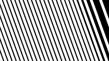 Canlandırılmış geçiş açık ve kapatma geçiş çizgileri siyah ve beyaz 4K video maskeleri