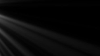  Siyah zemin üzerinde beyaz ışık huzmeleri, 4K.