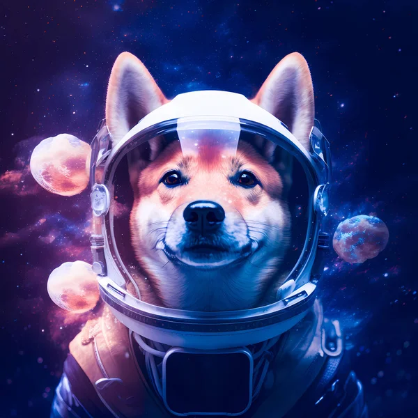 Hund Tierischer Astronaut All lizenzfreie Stockbilder