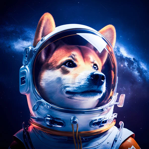 Hund Tierischer Astronaut All Stockbild