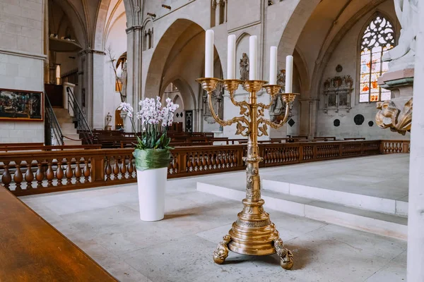 Julio 2022 Munster Alemania Famosa Vista Interior Catedral San Pablo —  Fotos de Stock