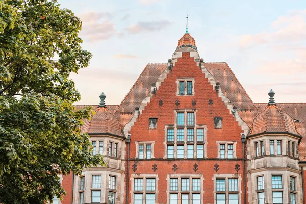 2022年7月25日ドイツ ムンスター 応用科学大学のファサードバロック建築様式のファホシュール建築 — ストック写真