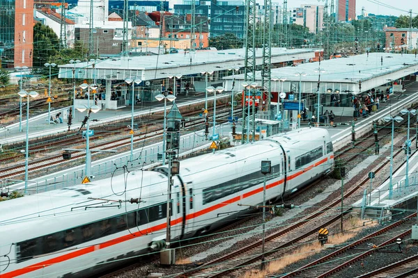 Juli 2022 Munster Tyskland Modern Höghastighetståg Intercity Deutche Bahn Tåg — Stockfoto