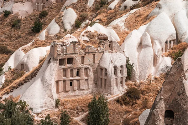 Cappadocia Pigeon Valley Голуби Крупным Планом Зрения — стоковое фото