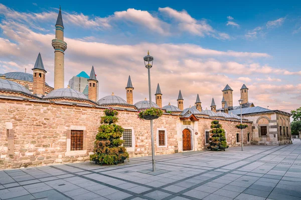 Septiembre 2022 Konya Turkiye Mevlana Museum Entrance Famous Turkish Dervishes — Foto de Stock