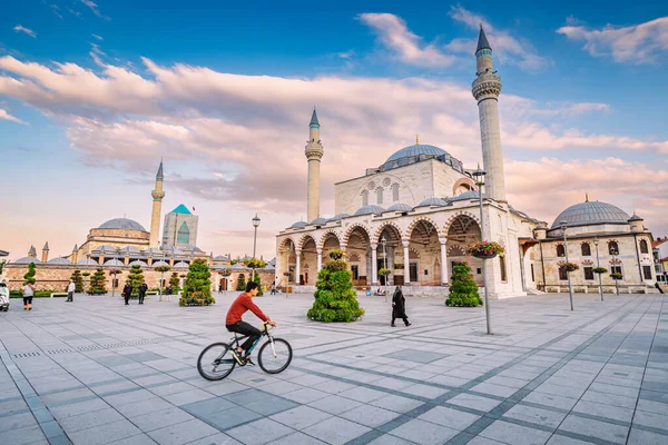 Septiembre 2022 Konya Turkiye Plaza Principal Ciudad Konya Con Famosa — Foto de Stock