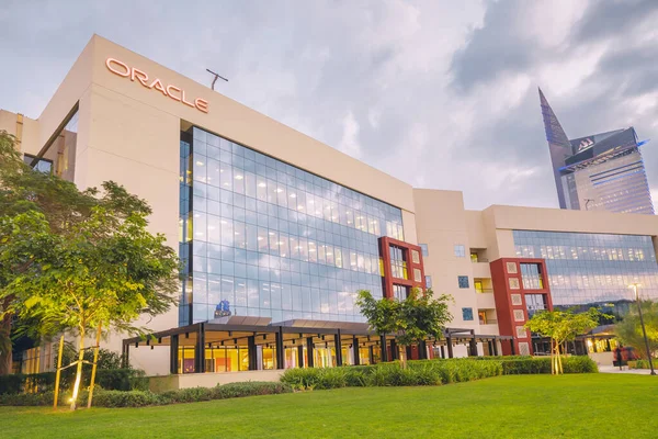 2023 Január Dubai Egyesült Arab Emírségek Oracle Sign Office Building — Stock Fotó