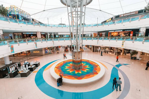 Januari 2023 Abu Dhabi Förenade Arabemiraten Marina Köpcentrum Interiör Med — Stockfoto
