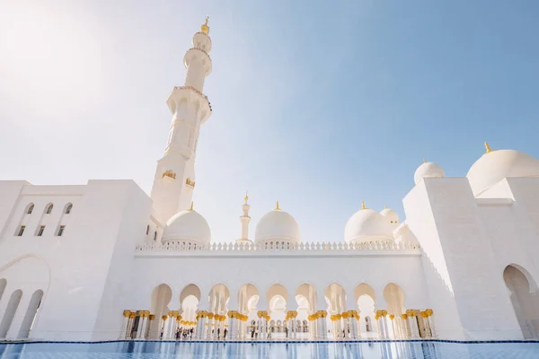 Gennaio 2023 Abu Dhabi Emirati Arabi Uniti Grande Moschea Dello — Foto Stock