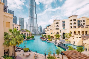 18 Ocak 2023, Dubai, BAE: Dubai ufuk çizgisi kesinlikle nefes kesici, Burj Khalifa diğer tüm binaların üzerinde yükseliyor.