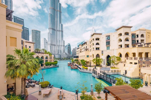 Január 2023 Dubai Egyesült Arab Emírségek Kilátás Dubai Városára Lélegzetelállító — Stock Fotó