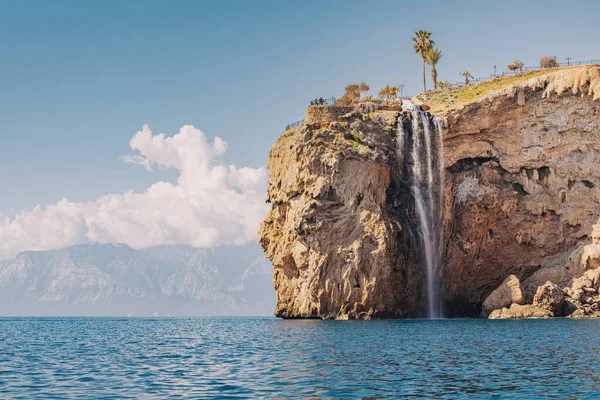 Vattenfall Antalya Turkiet Ovanlig Från Vattenytan — Stockfoto