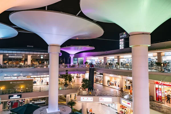 Diciembre 2022 Antalya Turquía Interior Inusual Moderno Centro Comercial Erasta — Foto de Stock