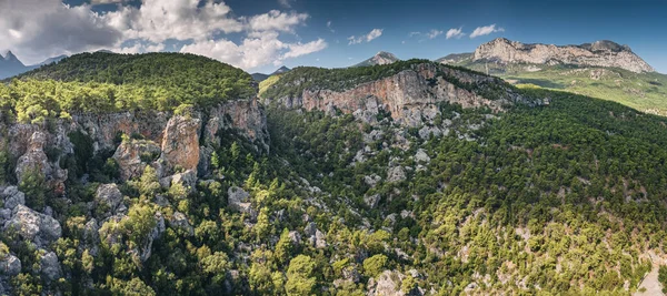 Gola Profonda Del Red Kizil Canyon Kapuz Turchia Città Antalya — Foto Stock