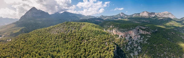 Garganta Profunda Red Kizil Canyon Kapuz Turquía Ciudad Antalya Vista — Foto de Stock