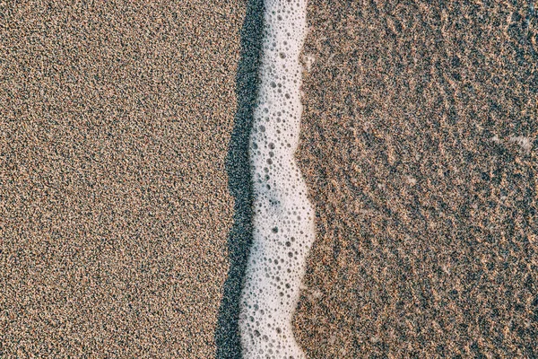 Sabbia Spiaggia Sfondo Texture Catturando Bellezza Naturale Modelli Unici Trovati — Foto Stock