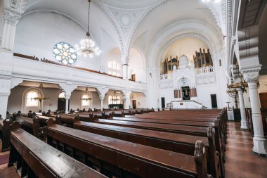 05 Ocak 2024, Novi Sad, Sırbistan: Novi Sad 'daki tarihi sinagog yüzyıllardır süren Yahudi geleneği ve ruhaniliğine boğuldu.