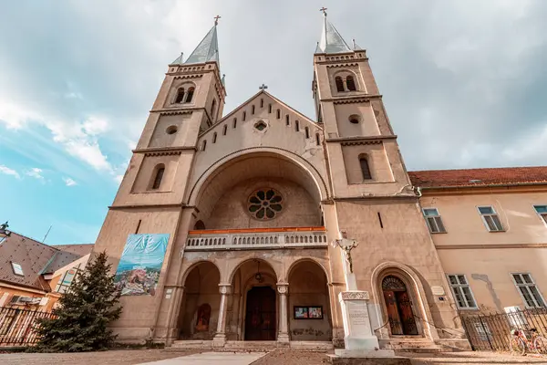 January 2024 Subotica Serbia Catholic Church City Center — Stock Photo, Image