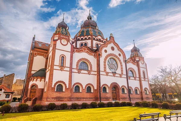 January 2024 Subotica Serbia Historic Synagogue Subotica Serbia Its Towering — Stock Photo, Image