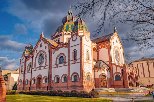 January 2024 Subotica Serbia Historic Synagogue Subotica Serbia Its Towering — Stock Photo, Image