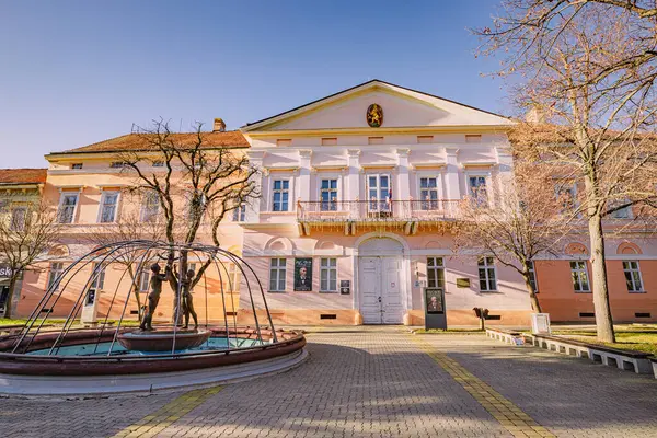January 2024 Kikinda Serbia Administrative Building Town Historical Center — Stock Photo, Image