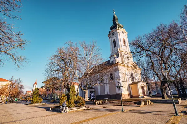 January 2024 Kikinda Serbia Serbian Orthodox Church Town Historical Center — Stock Photo, Image
