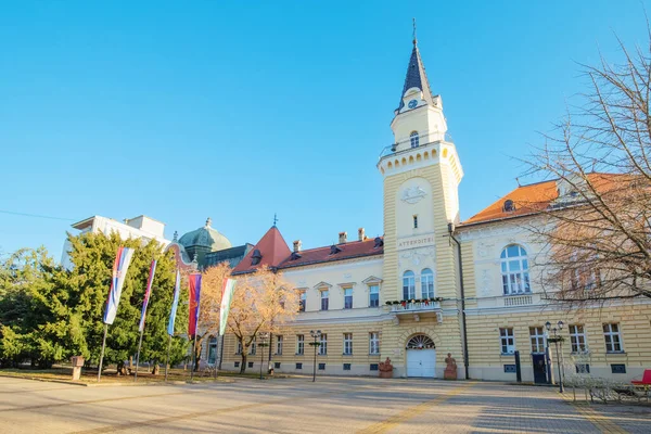 January 2024 Kikinda Serbia Administrative Building Town Hall Historical Center — Stock Photo, Image