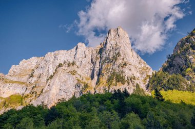 Karadağ 'ın Prokletije Ulusal Parkı' nın şaşırtıcı doğası, sarp kayalıkların ve Ropojana Vadisi 'nin görkemli zirvelerinin manzaralı bir yaz macerası sunduğu yer..