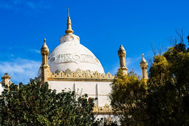Saint Louis Katedrali 'nin kubbesi. Byrsa Tepesi, Kartaca, Tunus, Tunus, Afrika